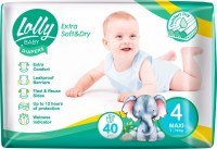 Купити підгузки Lolly Extra Soft & Dry 4 (/ 40 pcs) за ціною від 247 грн.