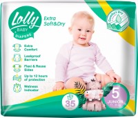 Купити підгузки Lolly Extra Soft & Dry 5 (/ 35 pcs) за ціною від 290 грн.