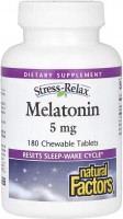 Купити амінокислоти Natural Factors Melatonin 5 mg (90 tab) за ціною від 310 грн.