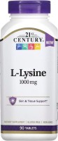 Купити амінокислоти 21st Century Lysine 1000 mg за ціною від 345 грн.