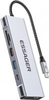 Купити кардридер / USB-хаб Essager EHB08-QK0G-Z  за ціною від 1999 грн.