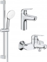 Купити набір змішувачів Grohe Euroeco UA123226M0  за ціною від 7335 грн.