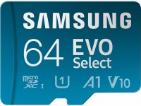 Купити карта пам'яті Samsung EVO Select microSDXC + Adapter 2024 за ціною від 3800 грн.