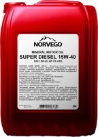 Купити моторне мастило Norvego Super Diesel 15W-40 20L  за ціною від 2272 грн.