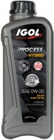 Купить моторное масло Igol Process Hybrid 0W-20 1L  по цене от 410 грн.