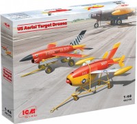 Купить сборная модель ICM US Aerial Target Drones (1:48)  по цене от 686 грн.