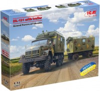 Купить збірна модель ICM ZiL-131 (1:72) 72817: цена от 686 грн.