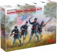 Купити збірна модель ICM American Civil War Union Infantry Set 2 (1:35)  за ціною від 409 грн.