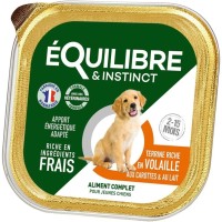 Купити корм для собак Equilibre & Instinct Puppy Poultry Pate 150 g  за ціною від 54 грн.