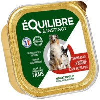 Купити корм для собак Equilibre & Instinct Adult Beef Pate 300 g  за ціною від 73 грн.