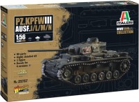 Купити збірна модель ITALERI Pz. Kpfw. III Ausf. J/L/M/N (1:56) 25757  за ціною від 1045 грн.