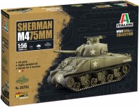 Купити збірна модель ITALERI Sherman M4 75mm (1:56)  за ціною від 1045 грн.