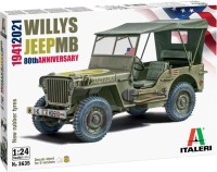 Купить сборная модель ITALERI Willys Jeep MB 80th Anniversary 1941-2021 (1:24)  по цене от 1512 грн.