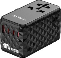 Купити зарядний пристрій Verbatim GaN Universal Travel Adapter 140W за ціною від 4740 грн.
