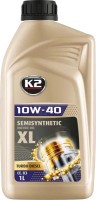 Купити моторне мастило K2 Motor Oil 10W-40 XL-TD 1L  за ціною від 217 грн.