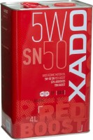 Купить моторное масло XADO Atomic Oil 5W-50 SN Red Boost 4L  по цене от 1881 грн.