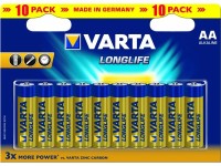 Купити акумулятор / батарейка Varta Longlife 10xAA  за ціною від 344 грн.