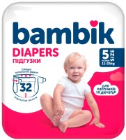 Купити підгузки Bambik Diapers 5 (Pants 5 / 32 pcs) за ціною від 303 грн.