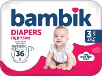 Купити підгузки Bambik Diapers 3 (/ 36 pcs) за ціною від 270 грн.