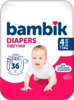 Купити підгузки Bambik Diapers 4 (/ 36 pcs) за ціною від 235 грн.