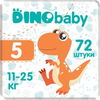 Купить подгузники Dino Baby Diapers 5 (/ 72 pcs) по цене от 461 грн.