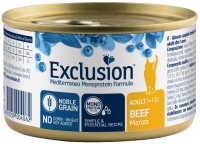 Купити корм для кішок Exclusion Adult Noble Grain Beef Canned 85 g  за ціною від 68 грн.