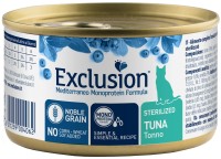 Купити корм для кішок Exclusion Sterilised Noble Grain Tuna Canned 85 g  за ціною від 68 грн.