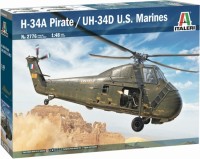 Купити збірна модель ITALERI H-34A Pirate /UH-34D U.S. Marines (1:48)  за ціною від 2254 грн.