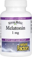 Купить аминокислоты Natural Factors Melatonin 1 mg по цене от 412 грн.