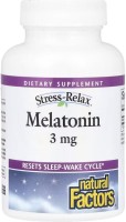 описание, цены на Natural Factors Melatonin 3 mg