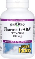 описание, цены на Natural Factors Pharma GABA 100 mg Chewable