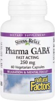 Купити амінокислоти Natural Factors Pharma GABA 250 mg за ціною від 1661 грн.