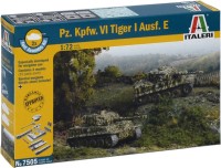 Купить збірна модель ITALERI Pz. Kpfw. Vi Tiger I Ausf. E (1:72): цена от 798 грн.