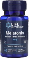 Купити амінокислоти Life Extension Melatonin 6 Hour Timed Release 3 mg (60 tab) за ціною від 670 грн.