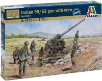 Купити збірна модель ITALERI Italian 90/53 Gun With Crew (1:72)  за ціною від 441 грн.