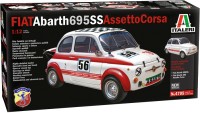 Купити збірна модель ITALERI FIAT Abarth 695SS/Assetto Corsa (1:12)  за ціною від 5460 грн.