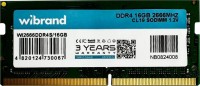 Купить оперативная память Wibrand SO-DIMM DDR4 1x16Gb по цене от 1044 грн.