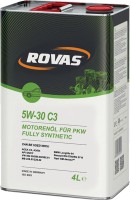 Купити моторне мастило Rovas 5W-30 C3 4L  за ціною від 1040 грн.