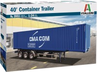 Купити збірна модель ITALERI 40 Container Trailer (1:24)  за ціною від 2765 грн.