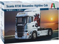 Купити збірна модель ITALERI Scania R730 Streamline Highline Cab (1:24)  за ціною від 2394 грн.