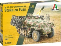 Купити збірна модель ITALERI Sd. Kfz. 251/1 Wurfrahmen Stuka zu Fuss (1:72)  за ціною від 558 грн.