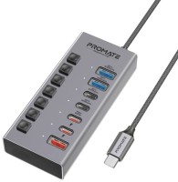 Купити кардридер / USB-хаб Promate GegaHub-10G  за ціною від 2034 грн.