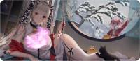 Купить килимок для мишки Voltronic Power Anime Girl (Cozy Winter): цена от 300 грн.