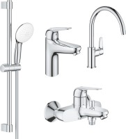 Купити набір змішувачів Grohe Euroeco UA123242MK  за ціною від 11424 грн.