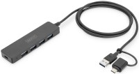 Купити кардридер / USB-хаб Digitus DA-70236  за ціною від 535 грн.