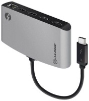 Купити кардридер / USB-хаб ALOGIC ThunderBolt 3 Dual HDMI PORTABLE Docking Station with 4K  за ціною від 12320 грн.