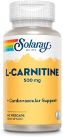 Купить спалювач жиру Solaray L-Carnitine 500 mg 30 cap: цена от 740 грн.