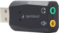 Купить звуковая карта Gembird SC-USB2.0-01: цена от 389 грн.