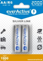 Купить аккумулятор / батарейка everActive Silver Line 2xAA 2000 mAh  по цене от 215 грн.