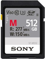 Купити карта пам'яті Sony SD SF-M Series UHS-II (SDXC SF-M Series UHS-II 512Gb) за ціною від 9920 грн.